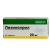Лизиноприл-Тева табл. 20 мг №20, Тева Фармацевтические Предприятия Лтд