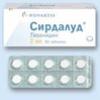 Сирдалуд табл. 2 мг №30, Новартис Фарма АГ [Швейцария] произведено Новартис Саглик Гида ве Тарим Юрюнлери Санайи ве Тикарет А.С.