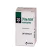 Ультоп капс. кишечнораств. 20 мг №28 упаковки ячейковые контурные, блистеры, КРКА-РУС ООО