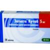 Заласта Ку-таб табл. дисперг. 5 мг №28, КРКА, д.д., Ново место, произведено КРКА Польска Сп.з.о.о