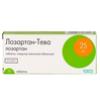 Лозартан-Тева табл. п/о пленочной 25 мг №30, Тева Фармацевтические Предприятия Лтд