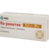 Ко-ренитек табл. 12.5 мг+20 мг №28, Мерк Шарп и Доум (упак. Мерк Шарп и Доум Б. В. Нидерланды)