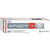 Акридерм ГК крем д/наружн. прим. 0.05%+0.1%+1% 30 г №1 бетаметазон+гентамицин+клотримазол, Акрихин ХФК АО