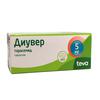 Диувер табл. 5 мг №60, Плива Хрватска д.о.о.